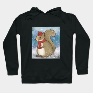 Winter Holiday Squirrel Hoodie